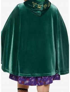 HUNIVERS Her Universe Disney Hocus Pocus Winifred Velvet Hooded Cape Plus Size -Her Universe shop unnamed file 340