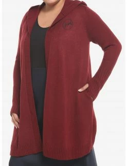 HUNIVERS Her Universe Marvel WandaVision Scarlet Witch Hooded Cardigan Plus Size