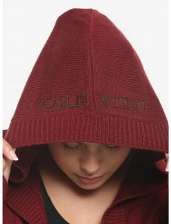 HUNIVERS Her Universe Marvel WandaVision Scarlet Witch Hooded Cardigan Plus Size -Her Universe shop unnamed file 361