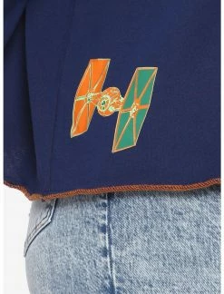 HUNIVERS Her Universe Star Wars Galactic Empire Neon Sweatshirt Plus Size Her Universe Exclusive -Her Universe shop unnamed file 390