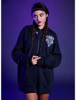 HUNIVERS Wednesday Darkness Friend Oversized Hoodie