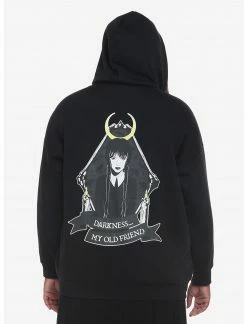 HUNIVERS Wednesday Darkness Friend Oversized Hoodie Plus Size -Her Universe shop unnamed file 431