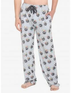 BIOWORLD Studio Ghibli Spirited Away Soot Sprite Pajama Pants