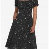HER Ditsy Celestial Midi Dress