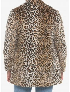 HER Leopard Faux Fur Coat Plus Size -Her Universe shop unnamed file 468