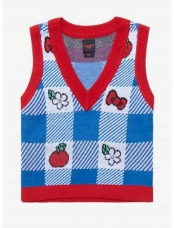 HUNIVERS Hello Kitty And Friends Kawaii Icons Gingham Vest