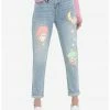 HUNIVERS Little Twin Stars Mom Jeans