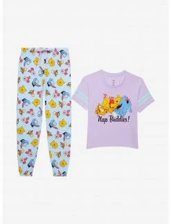 HUNIVERS Disney Winnie The Pooh Nap Buddies Pajama Set