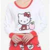 HUNIVERS Hello Kitty Apple Skimmer Long-Sleeve Pajama Top