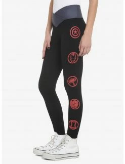 HUNIVERS Her Universe Marvel Avengers Icons Leggings -Her Universe shop unnamed file 600