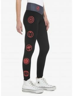 HUNIVERS Her Universe Marvel Avengers Icons Leggings -Her Universe shop unnamed file 601