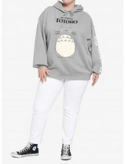 HUNIVERS Her Universe My Neighbor Totoro Logo Hoodie Plus Size -Her Universe shop unnamed file 625