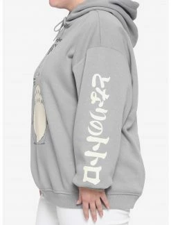HUNIVERS Her Universe My Neighbor Totoro Logo Hoodie Plus Size -Her Universe shop unnamed file 627