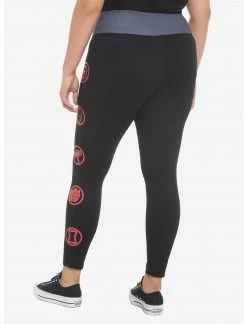 HUNIVERS Her Universe Marvel Avengers Icons Leggings Plus Size -Her Universe shop unnamed file 650