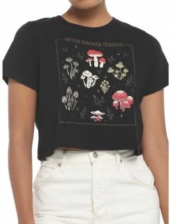 HER Dark Fungi Cottagecore Crop T-Shirt