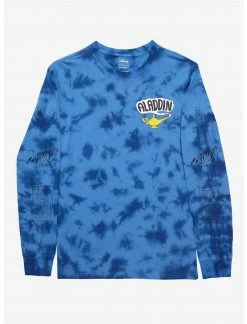 OURUNVRS Our Universe Disney Aladdin Balcony Scene Tie-Dye Long Sleeve T-Shirt -Her Universe shop unnamed file 671