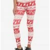 HUNIVERS Harry Potter Icon Holiday Fair Isle Leggings