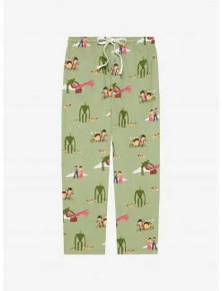 OURUNVRS Our Universe Studio Ghibli Castle In The Sky Characters Allover Print Pajama Pants