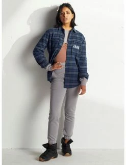 HUNIVERS Our Universe Star Wars Ahsoka Tano Plaid Woven Button-Up -Her Universe shop unnamed file 810