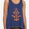 HUNIVERS Her Universe Star Wars Ahsoka Tano Logo Flowy Tank Top