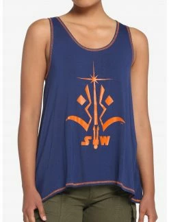 HUNIVERS Her Universe Star Wars Ahsoka Tano Logo Flowy Tank Top