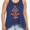HUNIVERS Her Universe Star Wars Ahsoka Tano Logo Flowy Tank Top Plus Size