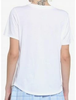 HUNIVERS Her Universe White Crewneck Favorite T-Shirt -Her Universe shop unnamed file 855