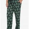 BIOWORLD Harry Potter Slytherin House Pajama Pants Plus Size